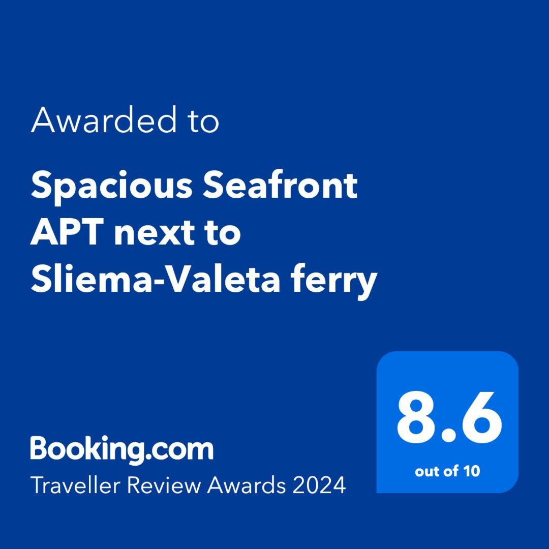 Spacious Seafront Apt Next To Sliema-Valeta Ferry מראה חיצוני תמונה